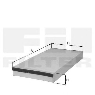 FIL FILTER hc7081 -  Фильтр воздуха в салоне